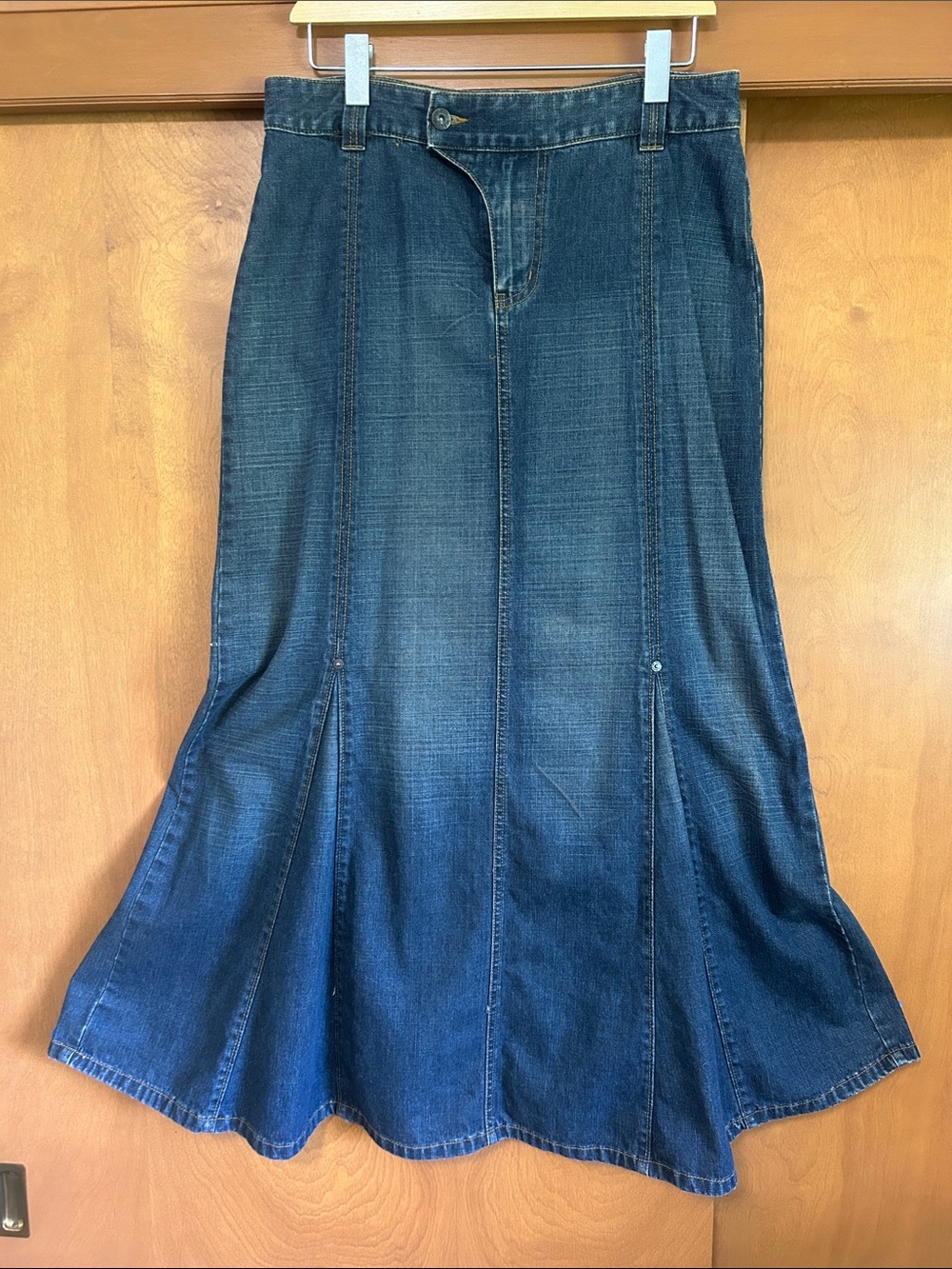 Denim Maxi Skirt (Mermaid style)